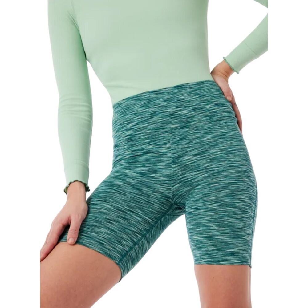 Outdoor Voices Women's Flow Freeform 7" Short Patina Mix Green Size XXS Bike Gym